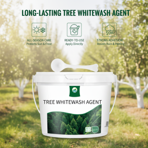 Long-Lasting Tree Whitewash Agent C Protective Trunk Coating for All Seasons