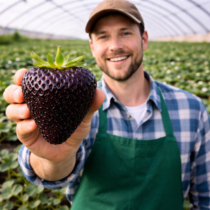 Giant Black Diamond Strawberries Seeds C Sweet, Nutrient-Rich & Easy to Grow at Home
