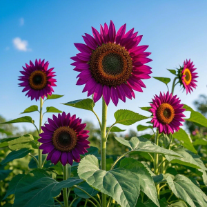 'Sunlight Giant' Sunflower Seeds - Dark Purple