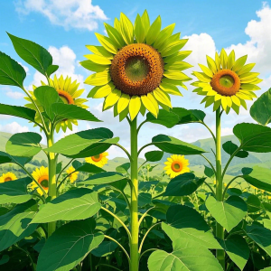 'Sunlight Giant' Sunflower Seeds - Green